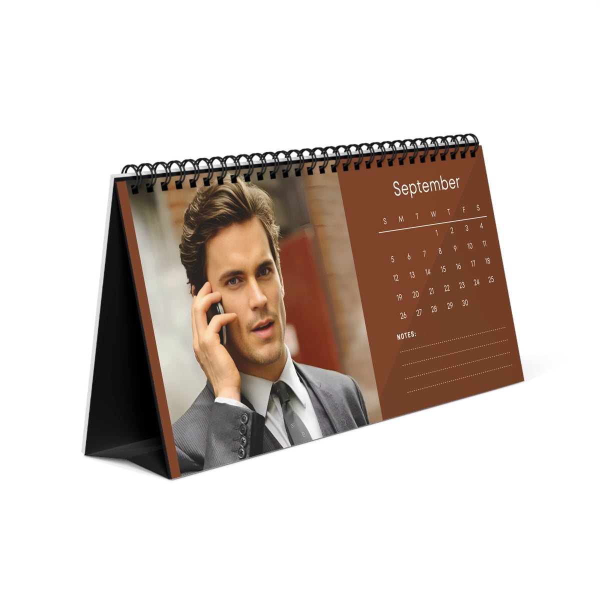 Matt Bomer 2027 Desk Calendar Vol 4 | Spiral Bound Photo Calendar | Fan Gift