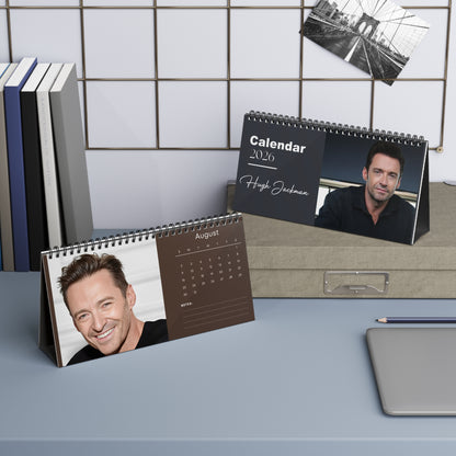 Hugh Jackman 2026 Desk Calendar  | Celebrity Gift | Office Decor