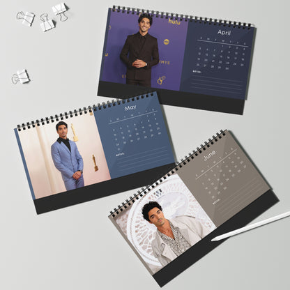 Taylor Zakhar Perez 2026 Desk Calendar | Celebrity Photo Calendar | Hollywood Star Gift | Stylish Desk Decor