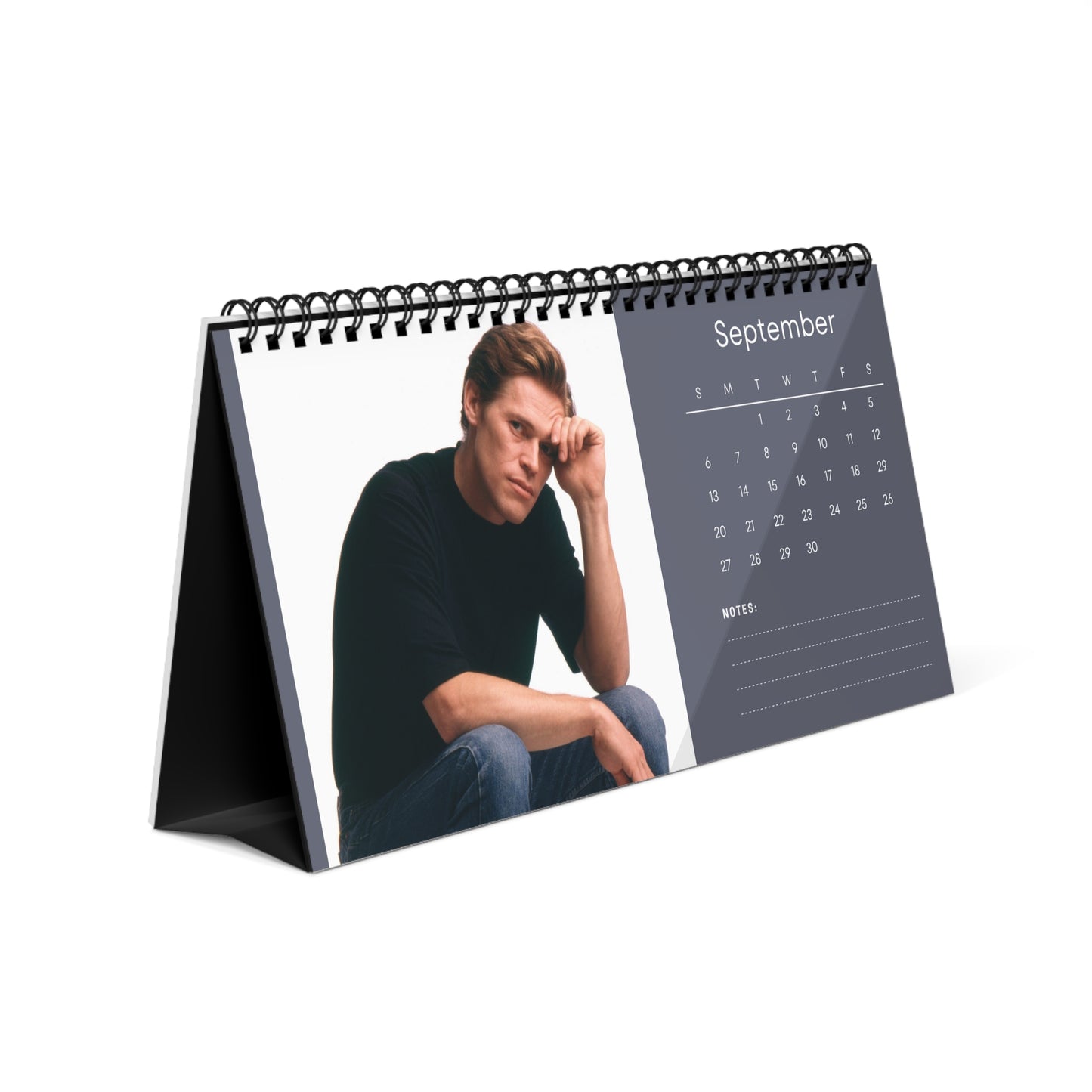 Willem Dafoe 2026 Desk Calendar | Hollywood Legend | Actor Gift for Movie Fans