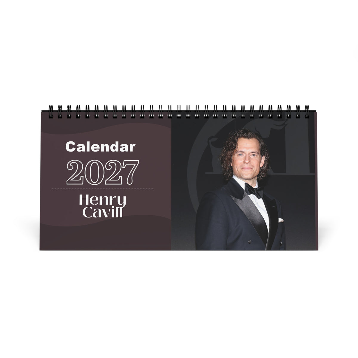 Henry Cavill 2027 Desk Calendar Vol 4 | Spiral Bound Photo Calendar | Fan Gift
