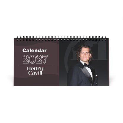 Henry Cavill 2027 Desk Calendar Vol 4 | Spiral Bound Photo Calendar | Fan Gift