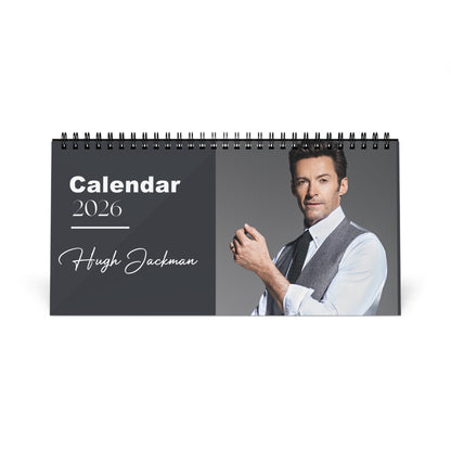 Hugh Jackman 2026 Vol 2 Desk Calendar | Celebrity Photo Calendar | Star Gift | Desk Décor