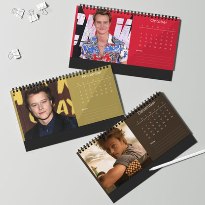 Rudy Pankow 2026 Desk Calendar | no to push
