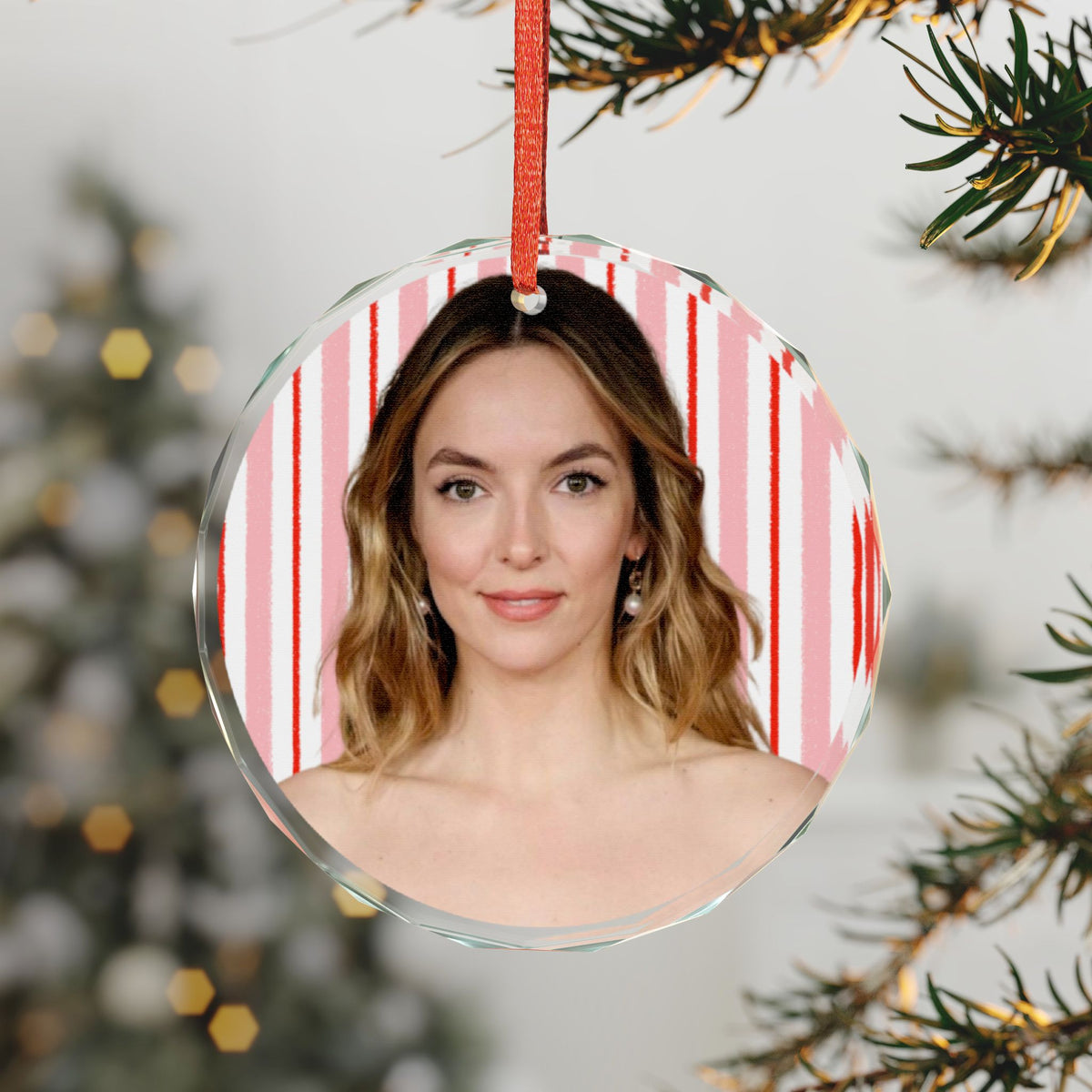 Jodie Comer Christmas Ornament | Celebrity Fan Gift Keepsake