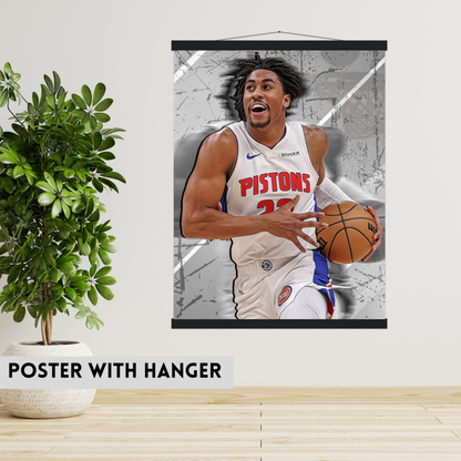 Jaden Ivey Premium Matte Paper Poster, Frames & Hanger