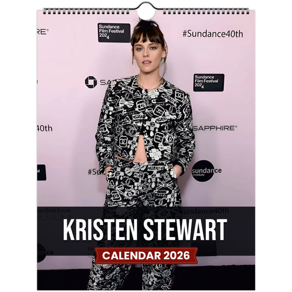 Kristen Stewart 2026 Wall Calendar – Premium Actress Calendar for Fans ...