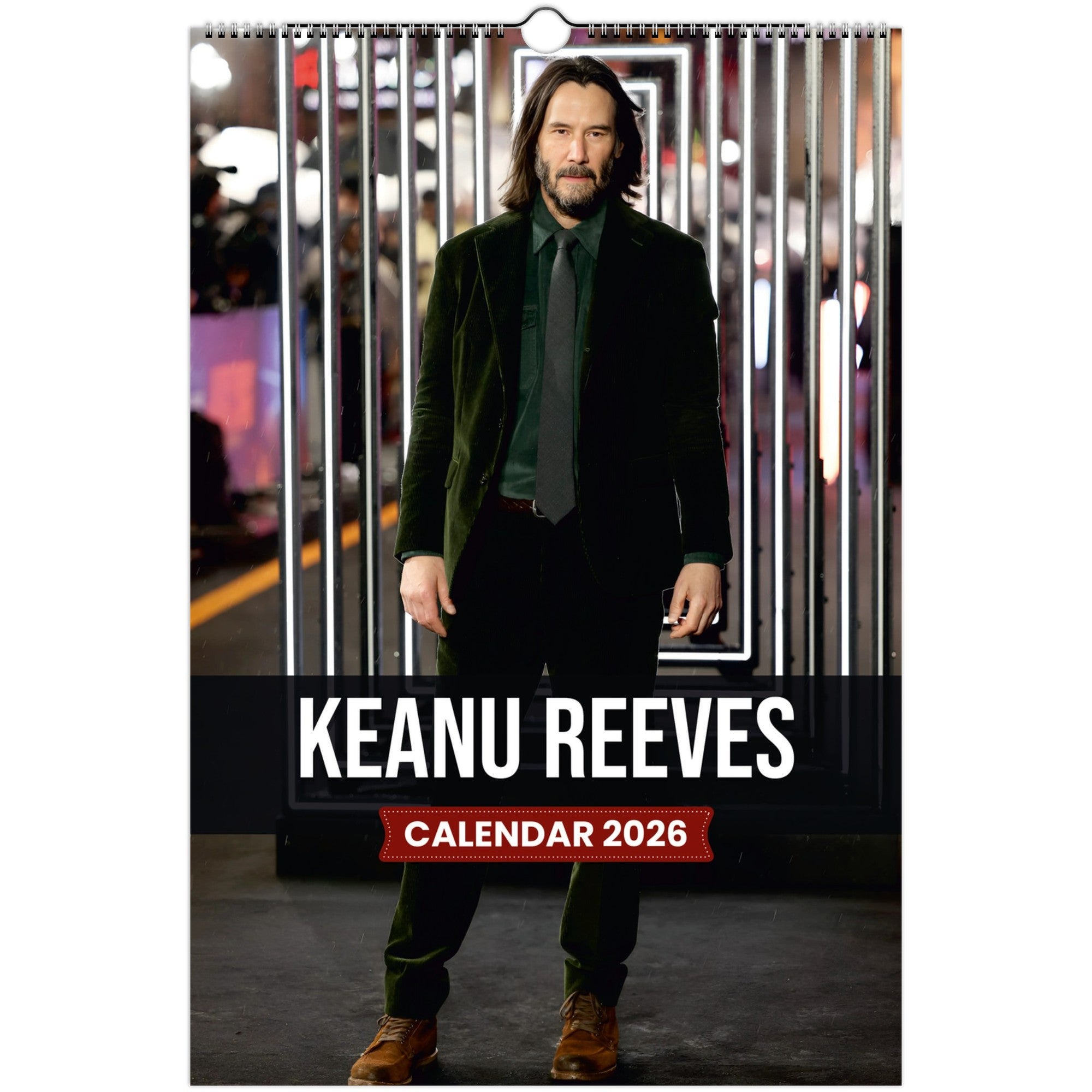 Keanu Reeves 2026 Wall Calendar – Premium Actor Calendar for Fans, Hol ...