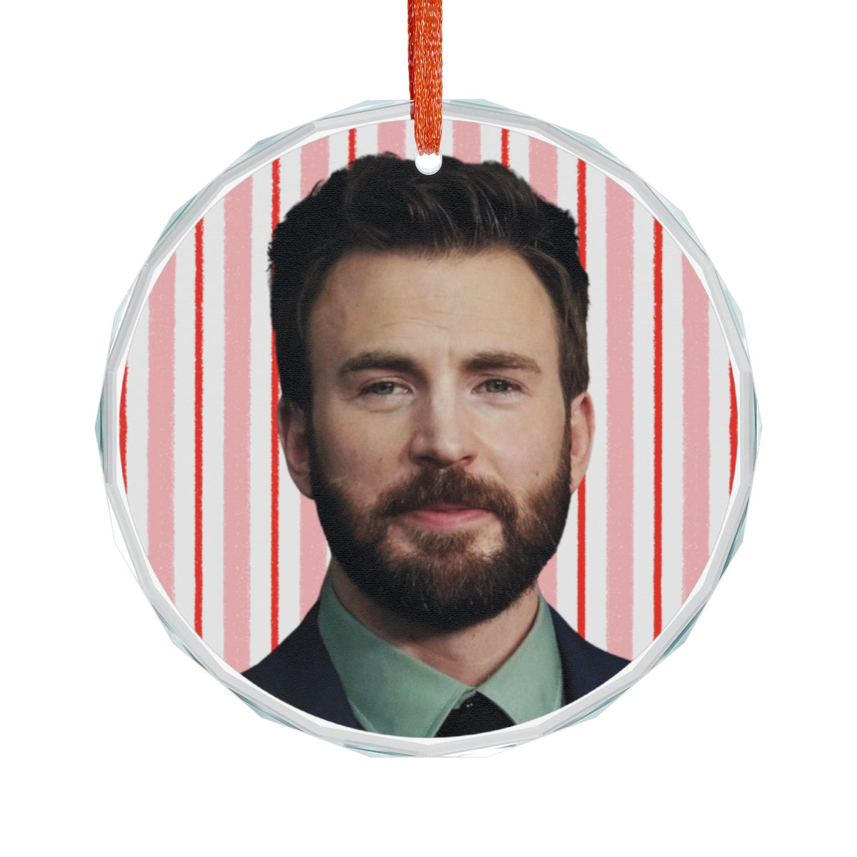Chris Evans Christmas Ornament | Celebrity Fan Gift Keepsake