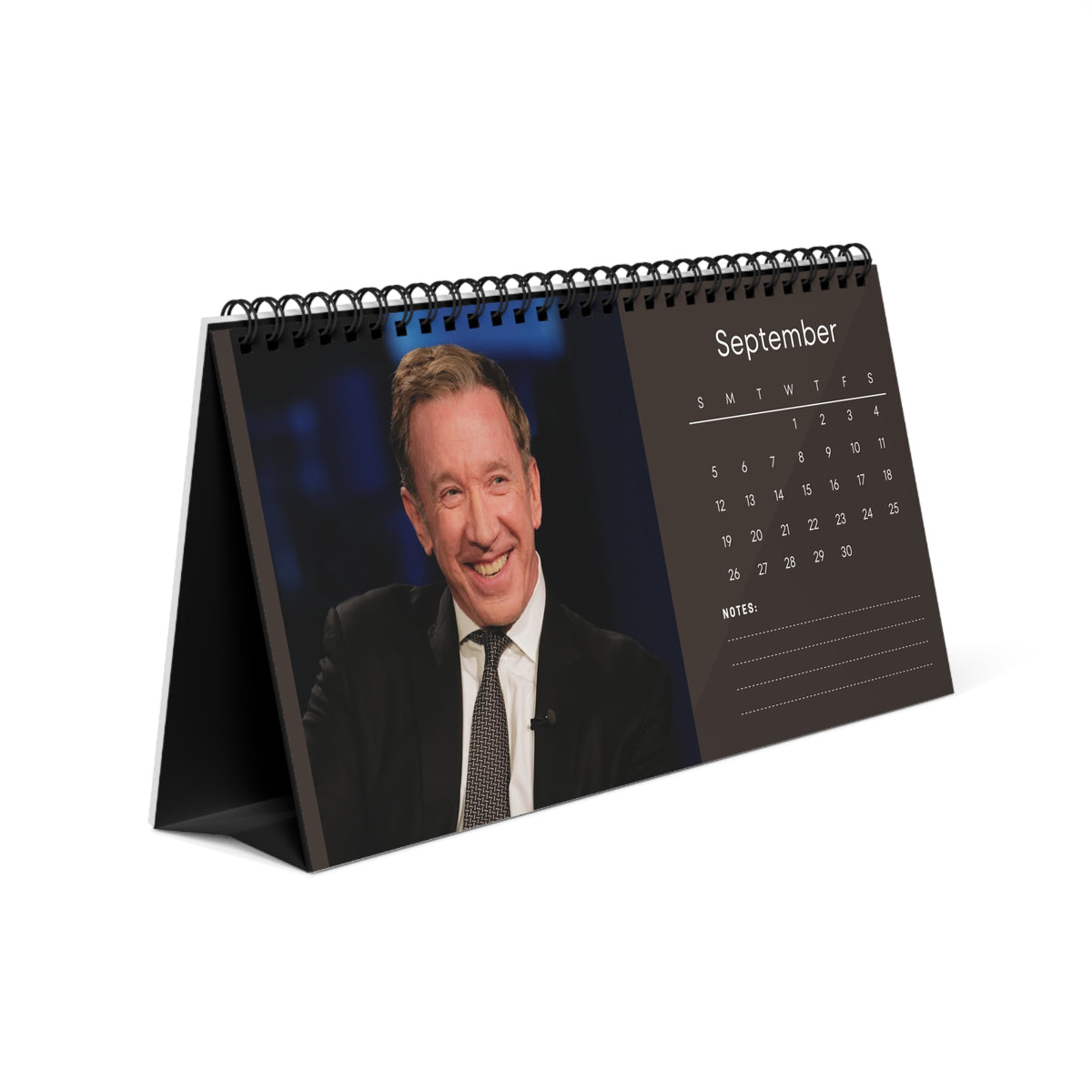 Tim Allen 2027 Desk Calendar Vol 1 | Spiral Bound Photo Calendar | Fan Gift