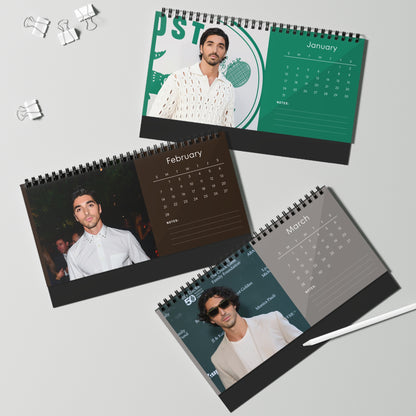 Taylor Zakhar Perez 2027 Desk Calendar Vol 2 | Spiral Bound Photo Calendar | Fan Gift