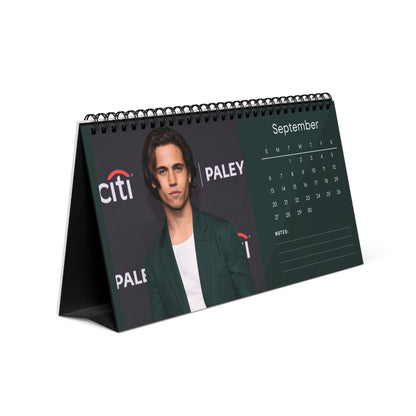 Tanner Buchanan 2026 Desk Calendar | Premium Spiral Bound Celebrity Photo Calendar | High-Quality Fan Gift & Desk Décor