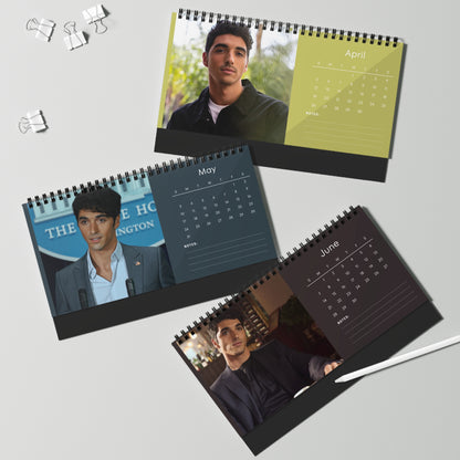 Taylor Zakhar Perez 2026 Desk Calendar | Premium Spiral Bound Celebrity Photo Calendar | Collectible Fan Gift | Stylish Desk & Office Décor