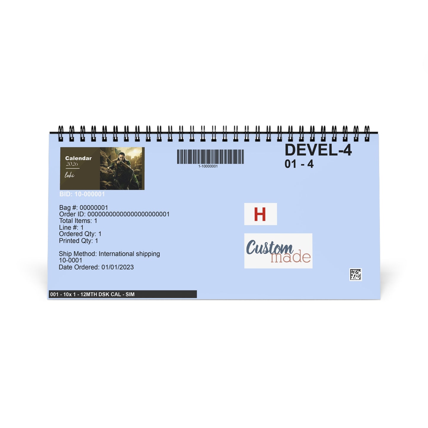 loki 2026 Desk Calendar NOT TO PUBLISH