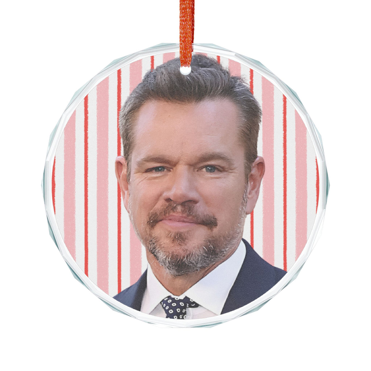Matt Damon Christmas Ornament | Celebrity Fan Gift Keepsake