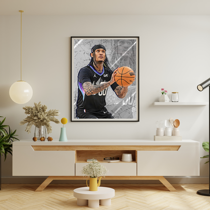 Jordan Clarkson Premium Matte Paper Poster, Frames & Hanger