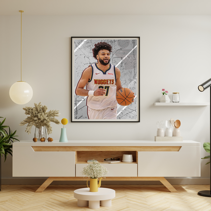Jamal Murray Premium Matte Paper Poster, Frames & Hanger