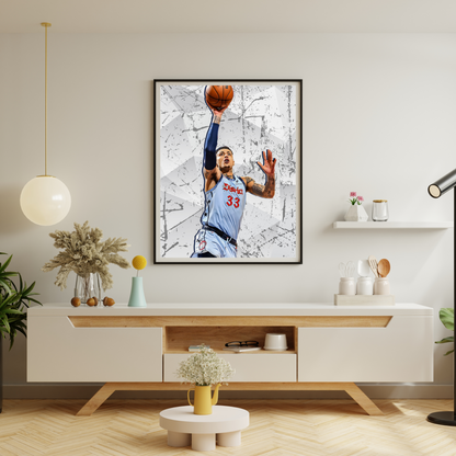 Kyle Kuzma Matte Paper Poster, Frames & Hanger