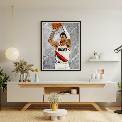 Anfernee Simons Matte Paper Poster, Frames & Hanger