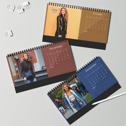 Blake Lively 2027 Desk Calendar Vol 1 | Spiral Bound Photo Calendar | Fan Gift