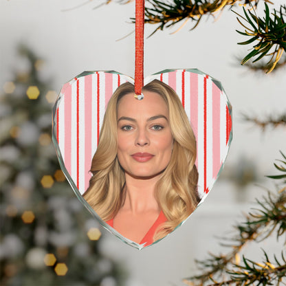 Margot Robbie Christmas Ornament | Celebrity Fan Gift Keepsake