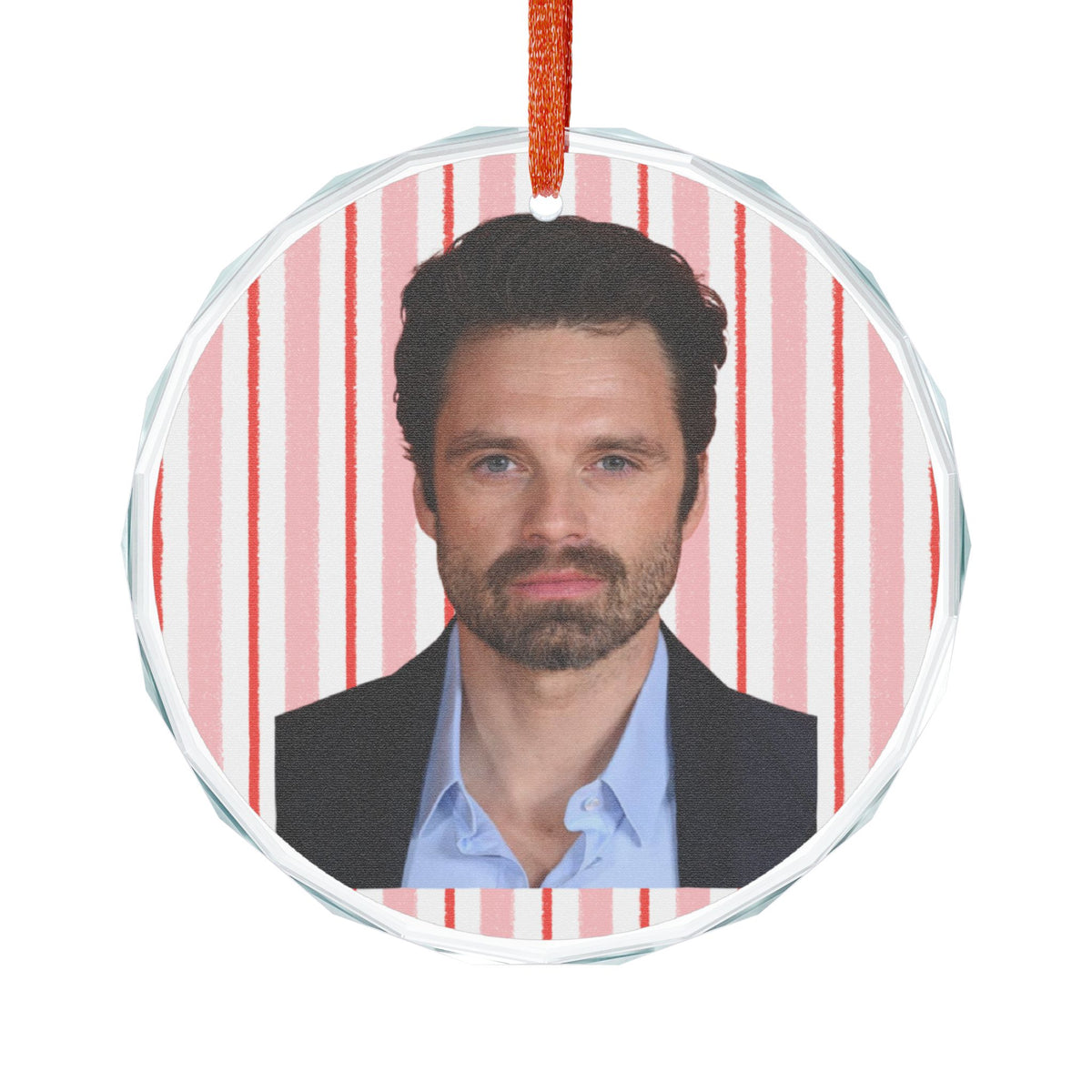 Sebastian Stan Christmas Ornament | Celebrity Fan Gift Keepsake