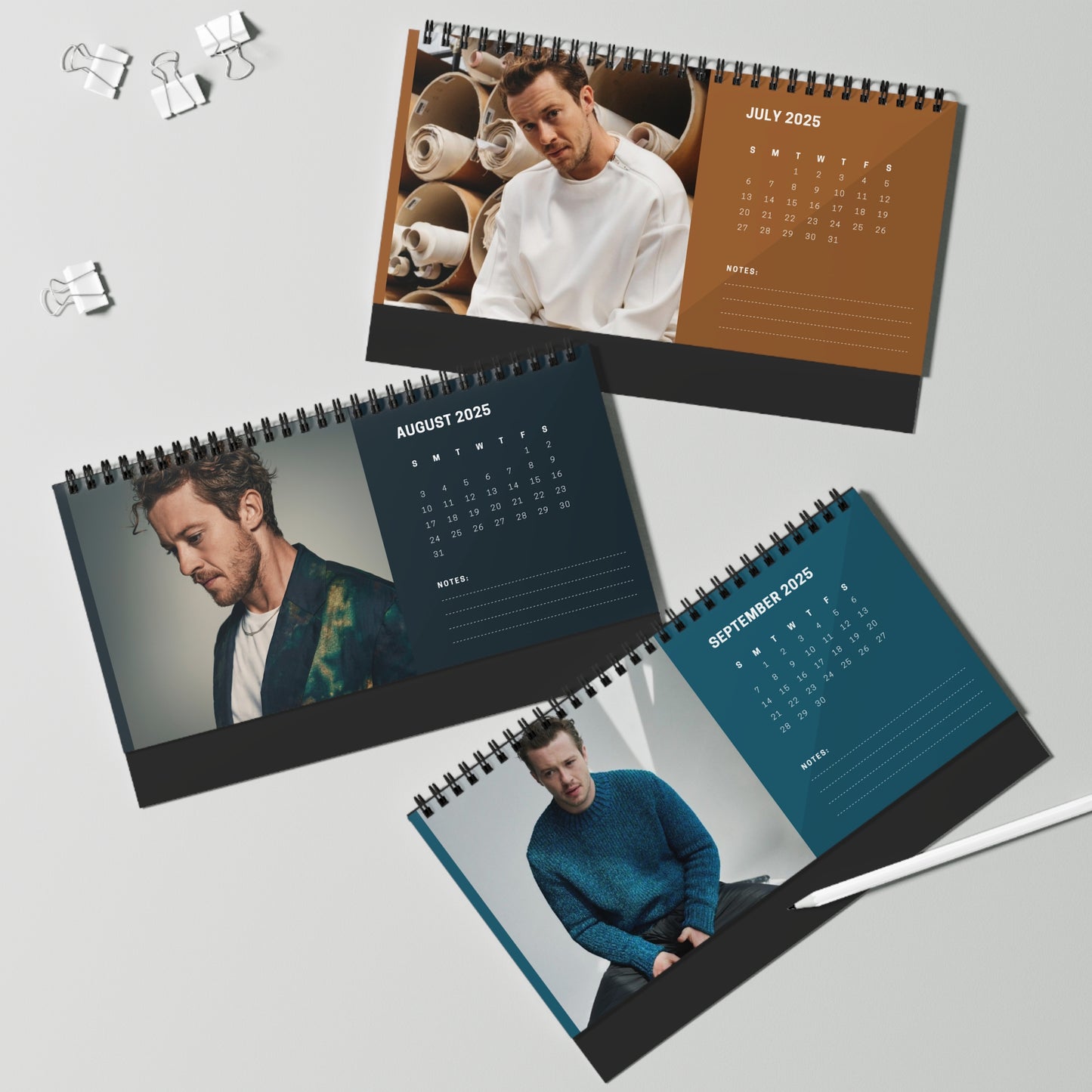 Joseph Quinn 2024 Desk Calendar | Joseph Quinn Calendar | Fan GIft