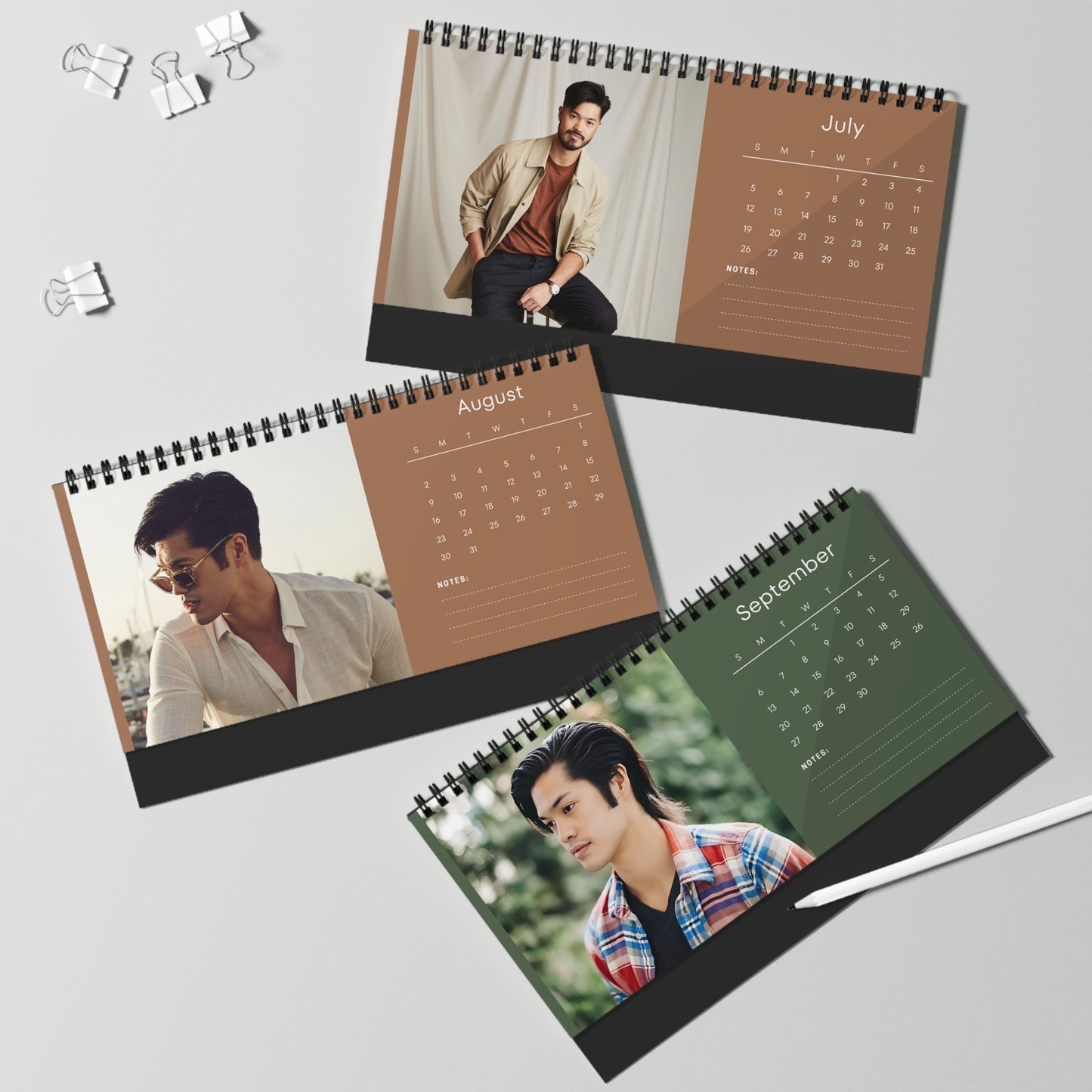 Ross Butler 2026 Desk Calendar | Premium Celebrity Photo Calendar | Stylish Desk Decor & Fan Gift