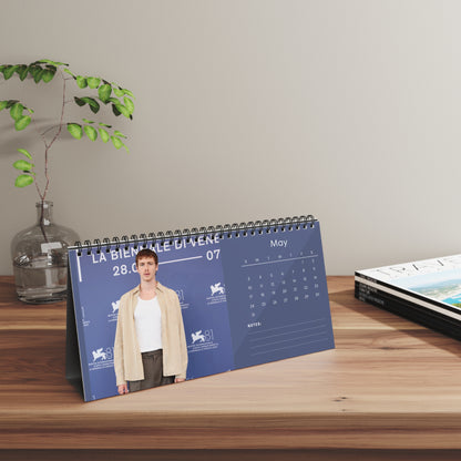 Harris Dickinson 2026 Desk Calendar | Actor Monthly Planner | Harris Dickinson Gift | The King's Man Calendar | Office Decor