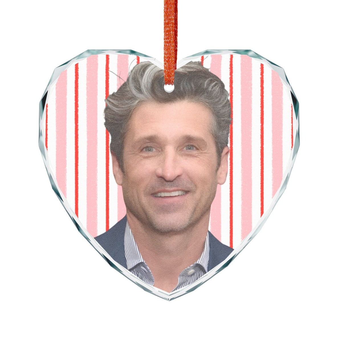 Patrick Dempsey Christmas Ornament | Celebrity Fan Gift Keepsake