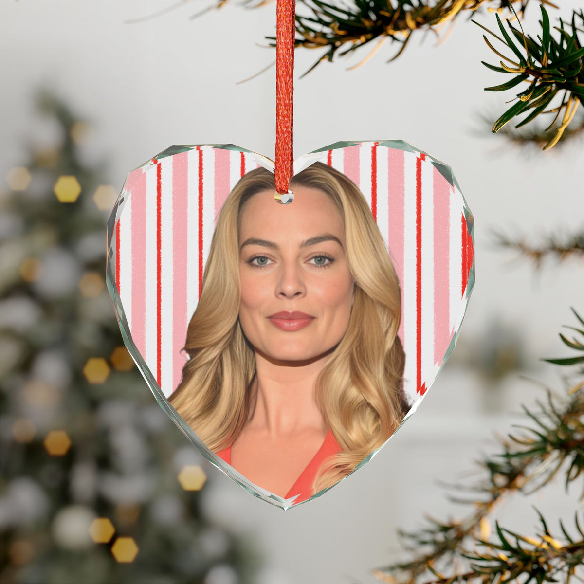 Margot Robbie Christmas Ornament | Celebrity Fan Gift Keepsake