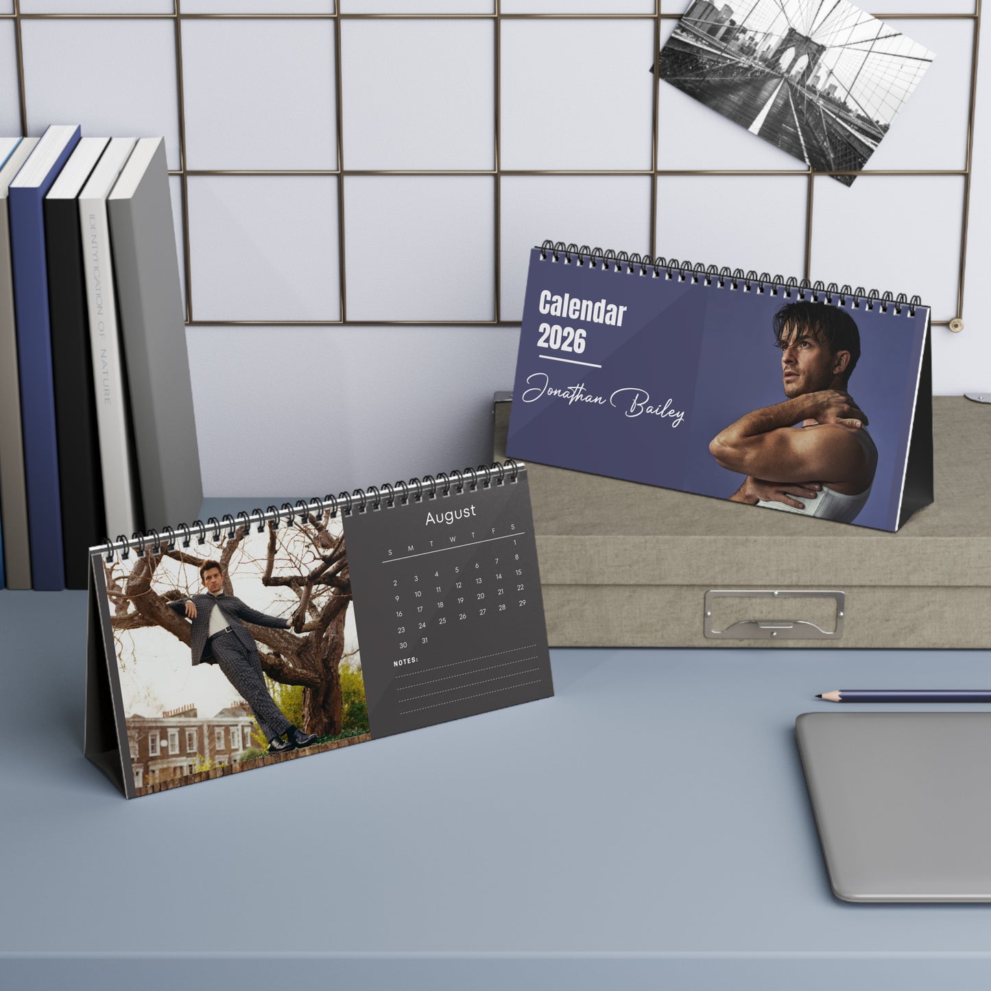 Jonathan Bailey 2026 Desk Calendar - COPY ME