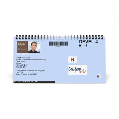 Liam Hemsworth 2026 Desk Calendar | Hunger Games Actor | The Diplomat Gift | Celebrity Desk Decor | Office Calendar