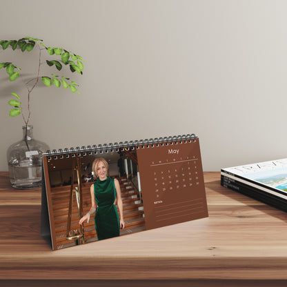 Gillian Anderson 2026 Desk Calendar | The X-Files & The Crown Actress | Celebrity Gift | Office Decor