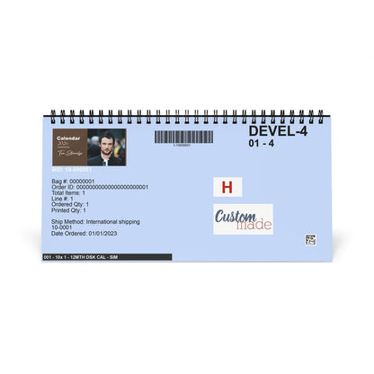 Tom Sturridge 2026 Desk Calendar | Star Photo Calendar | Actor Gift for Fans