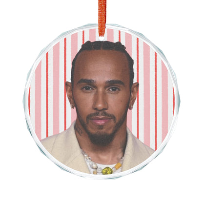 Lewis Hamilton Christmas Ornament | Celebrity Fan Gift Keepsake