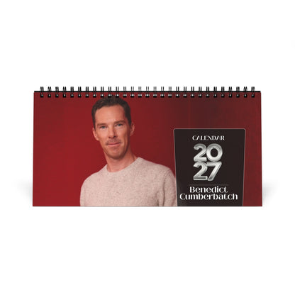Benedict Cumberbatch 2027 Desk Calendar Vol 3 | Spiral Bound Photo Calendar | Fan Gift