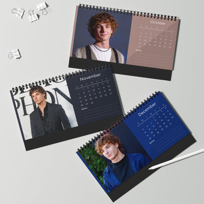 Mason Thames 2027 Desk Calendar Vol 2 | Spiral Bound Photo Calendar | Fan Gift