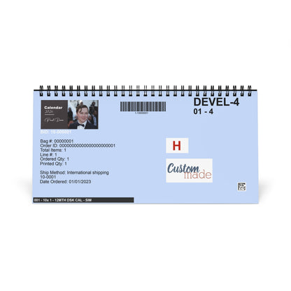 Paul Dano 2026 Desk Calendar | Premium Spiral Bound Celebrity Photo Calendar | Perfect Gift for Fans & Stylish Desk Décor