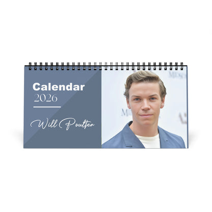 Will Poulter 2026 Desk Calendar |  Star Calendar | Actor Gift for Fans