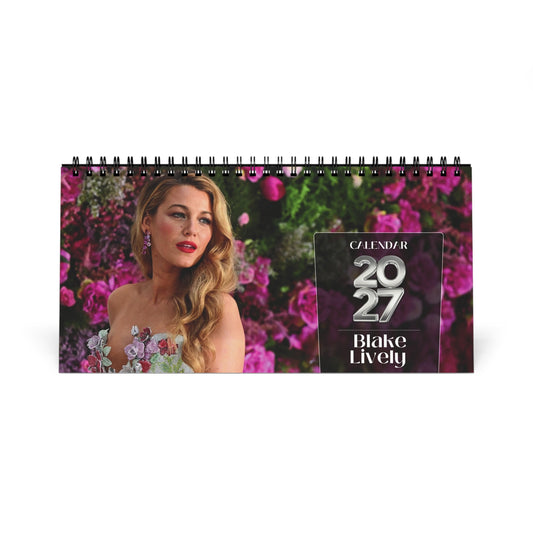 Blake Lively 2027 Desk Calendar Vol 4 | Spiral Bound Photo Calendar | Fan Gift