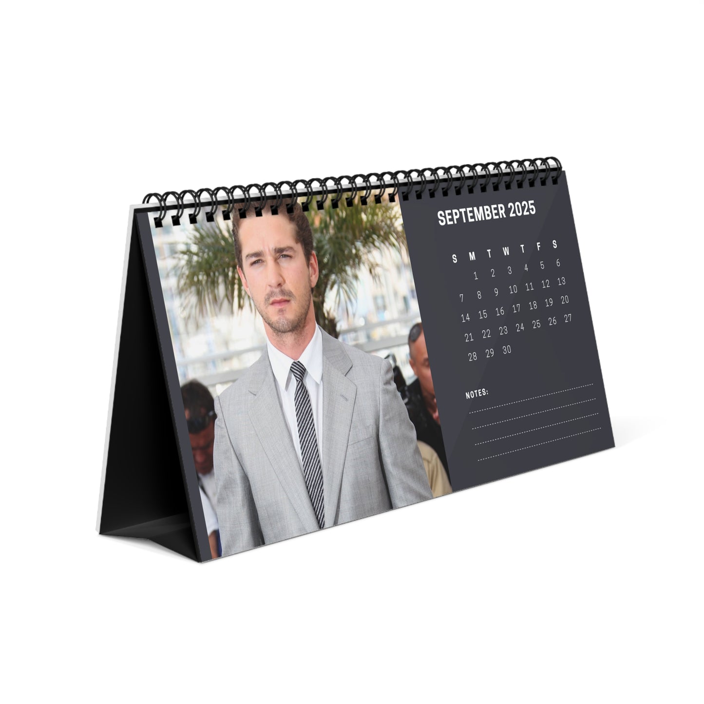 Shia LaBeouf 2025 Desk Calendar | Shia LaBeouf Calendar | Fan Gift