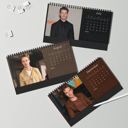 Will Poulter 2027 Desk Calendar Vol 4 | Spiral Bound Photo Calendar | Fan Gift