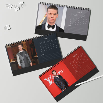 Will Poulter 2026 Desk Calendar |  Star Calendar | Actor Gift for Fans