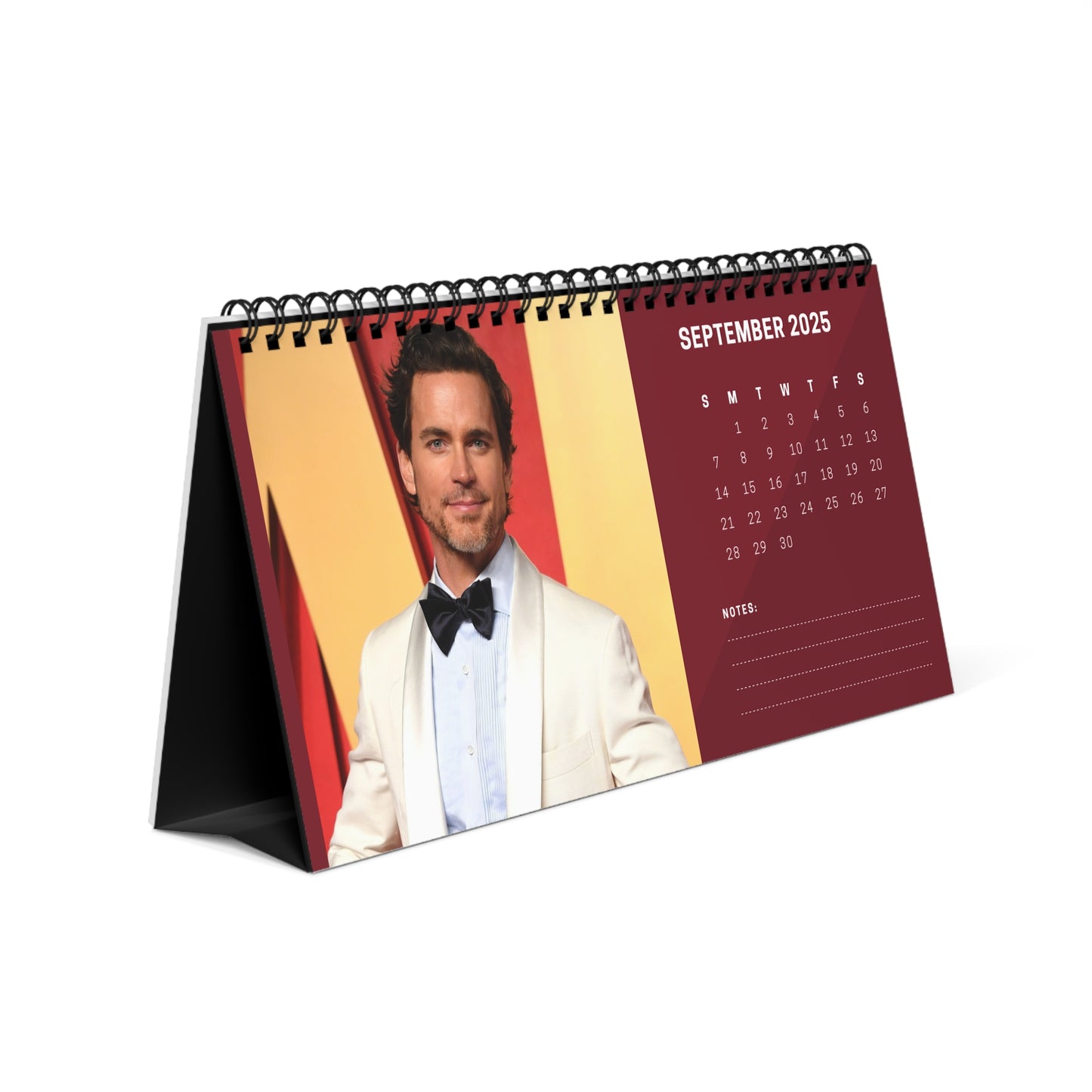 Matt Bomer 2025 Desk Calendar | Matt Bomer Calendar | Fan Gift