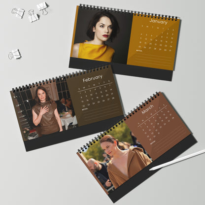 Ruth Wilson 2026 Desk Calendar | Elegant Celebrity Photo Calendar | Premium Fan Gift for Desk or Office