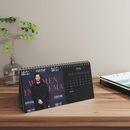 Lucas Bravo 2026 Desk Calendar | Premium Spiral Bound Celebrity Photo Calendar | High-Quality Fan Gift & Desk Décor