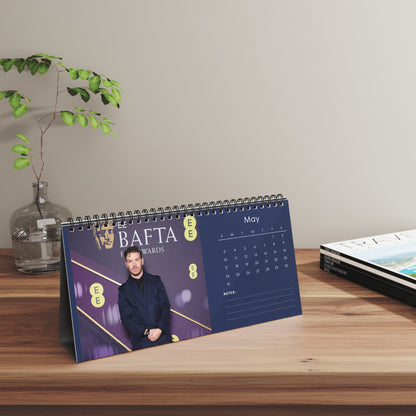 Will Poulter 2026 Desk Calendar | Premium Spiral Bound Celebrity Photo Calendar | Collectible Fan Gift | Stylish Desk & Office Décor