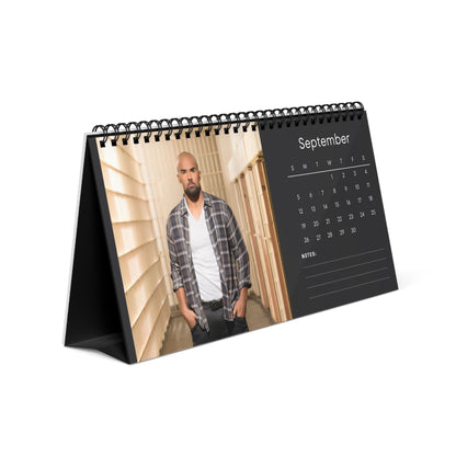 Shemar Moore 2027 Desk Calendar Vol 2 | Spiral Bound Photo Calendar | Fan Gift