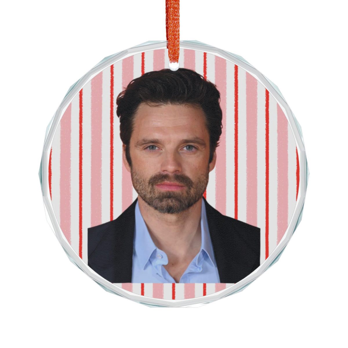 Sebastian Stan Christmas Ornament | Celebrity Fan Gift Keepsake